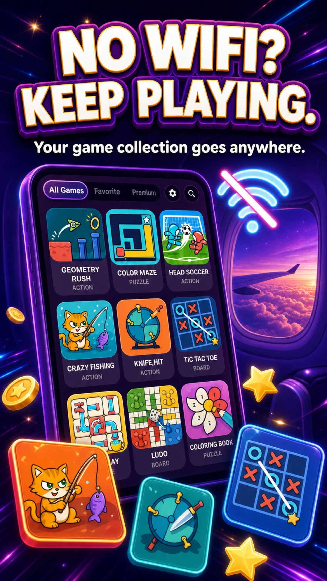 Offline Games no wifi screenshot